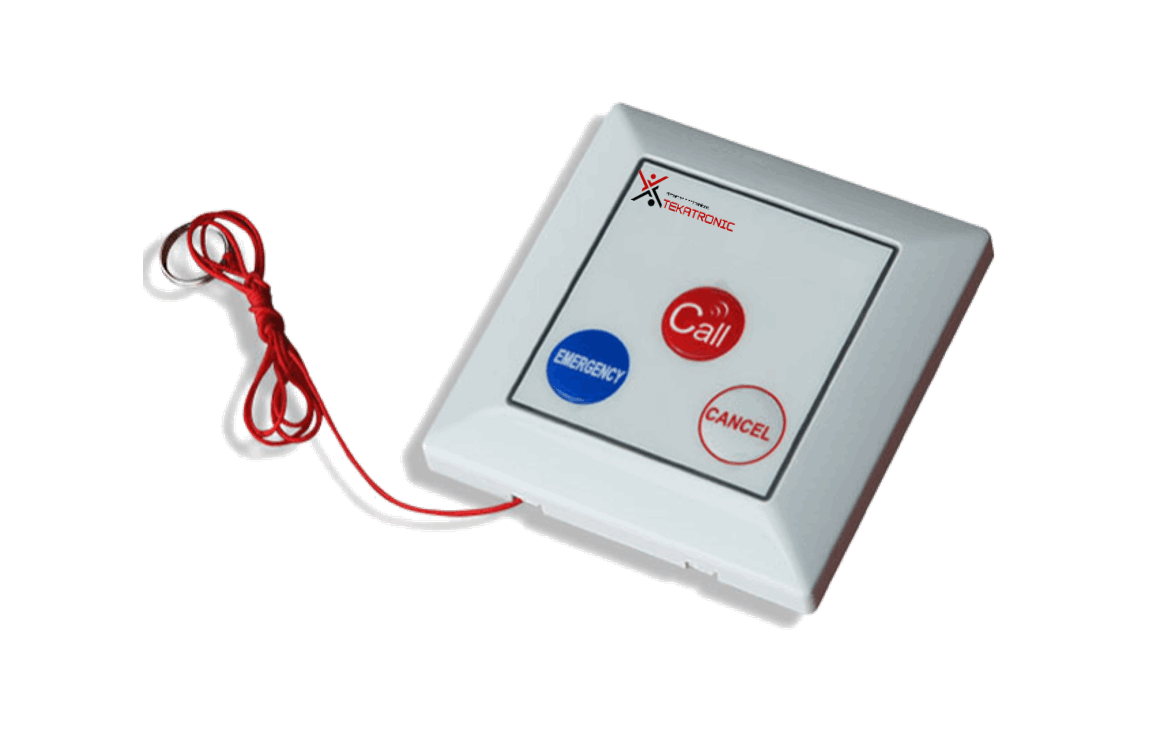 Botones para llamado de enfermeria, boton de baño