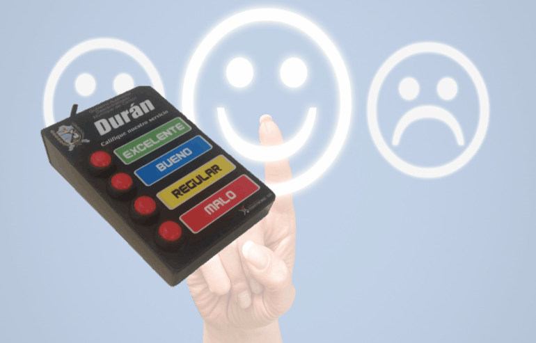 Calificador de atención de botones pulsadores, Tksica