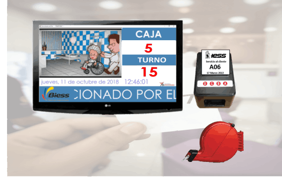 tkqueue, Turnero, digiturno, impresora de turnos, direccionador de turnos