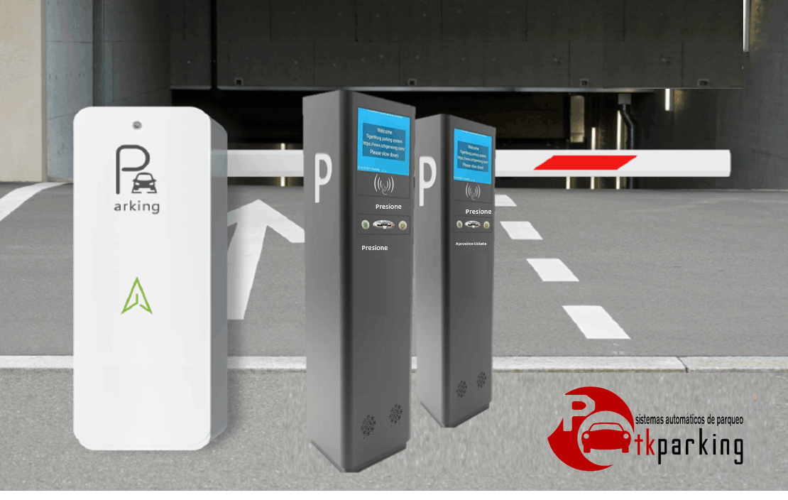 Dispensador automático de tickets para parqueaderos tarifados Tkparking