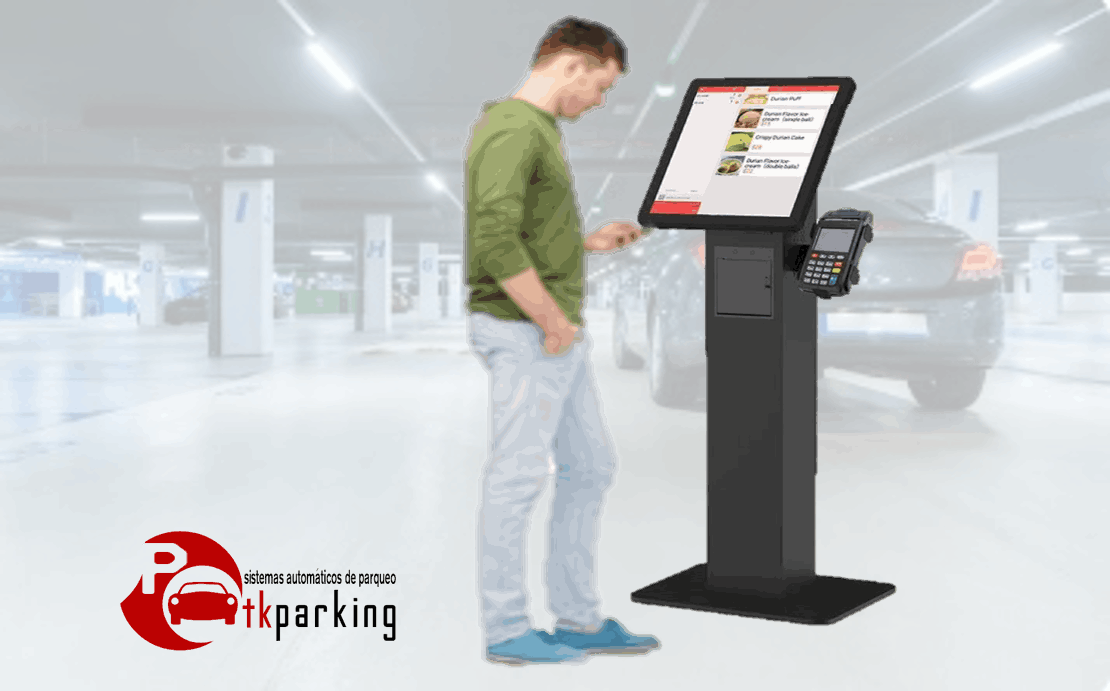 Terminal Pago automatico parqueadero, cajero automatico parqueadero, pago automatico parqueadero, tkparing