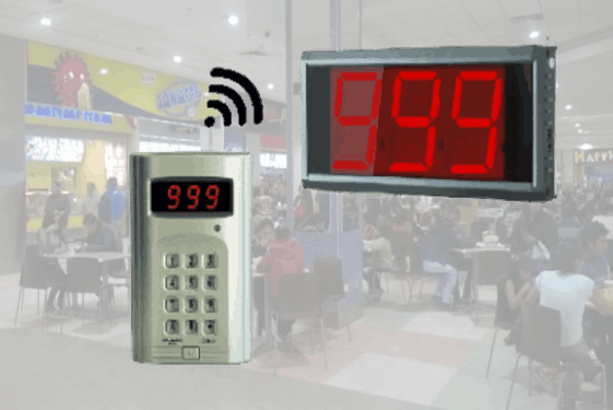 Turnero de orden lista, turnero patios de comida, turnero restaurante